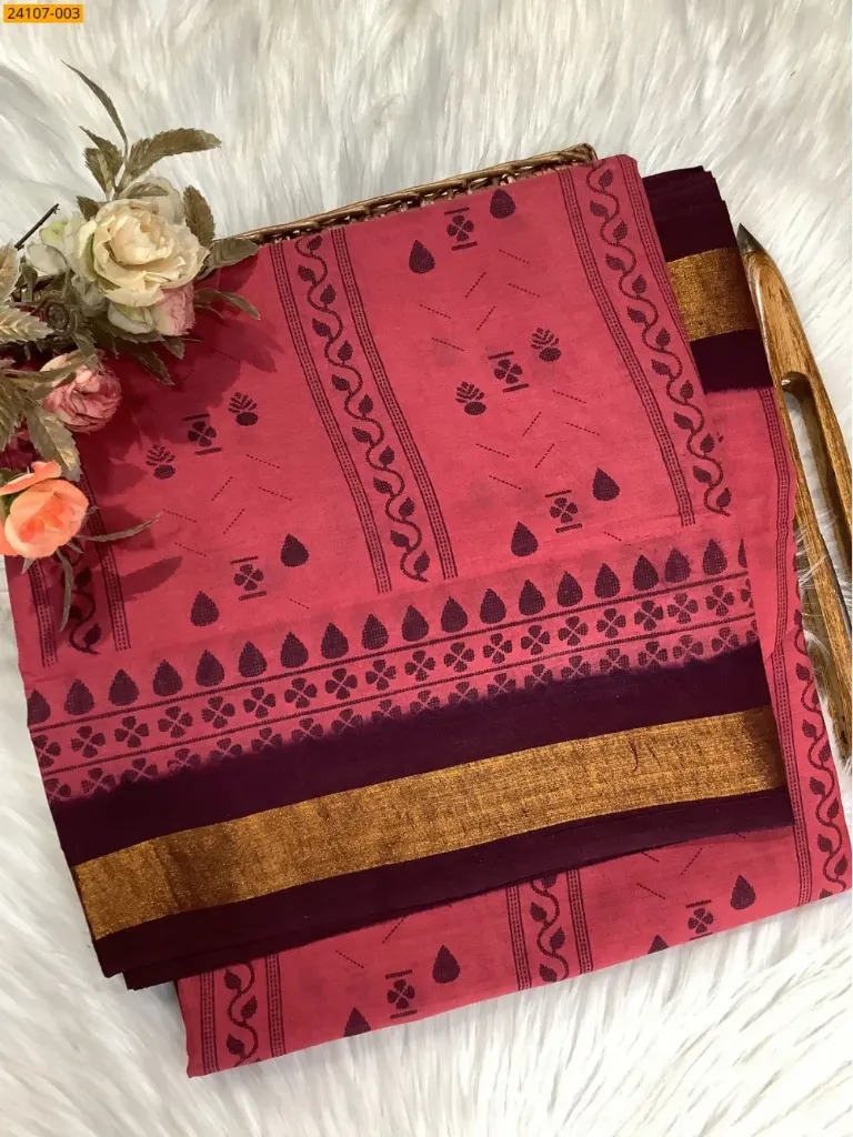 Sungudi Cotton Sarees (ST7000-100-110)