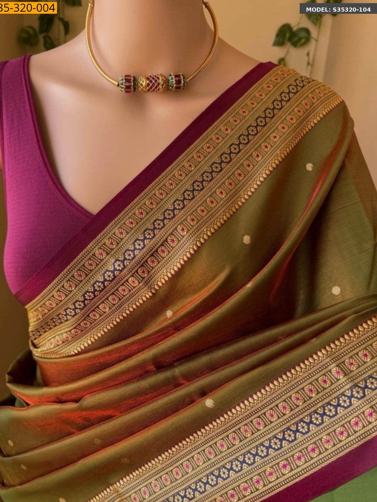Fancy Banarasi Silk Saree