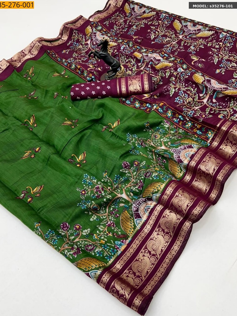 Fancy Viscose silk saree
