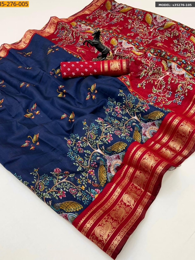 Fancy Viscose silk saree