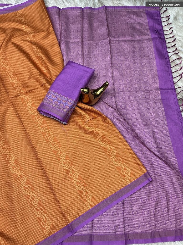 Fancy kamlam silk sarees