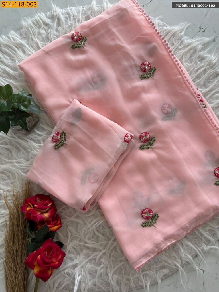 Fancy Soft Georgette Blooming Sarees
