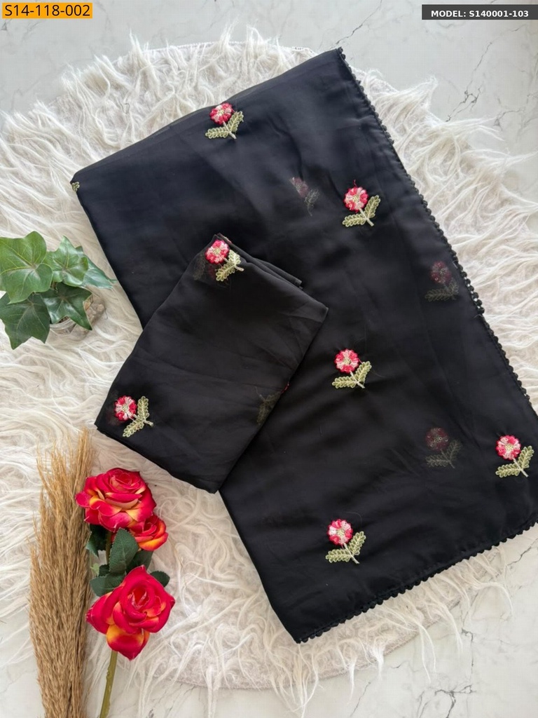 Fancy Soft Georgette Blooming Sarees