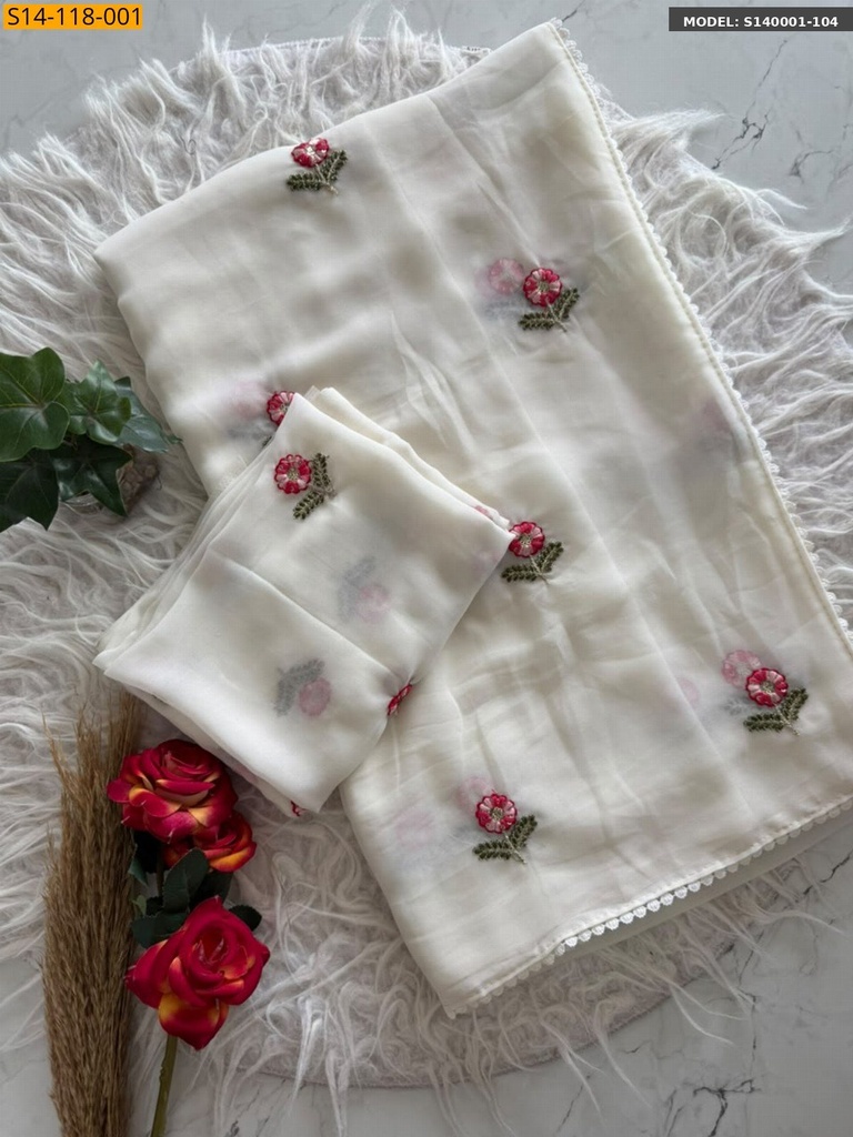 Fancy Soft Georgette Blooming Sarees