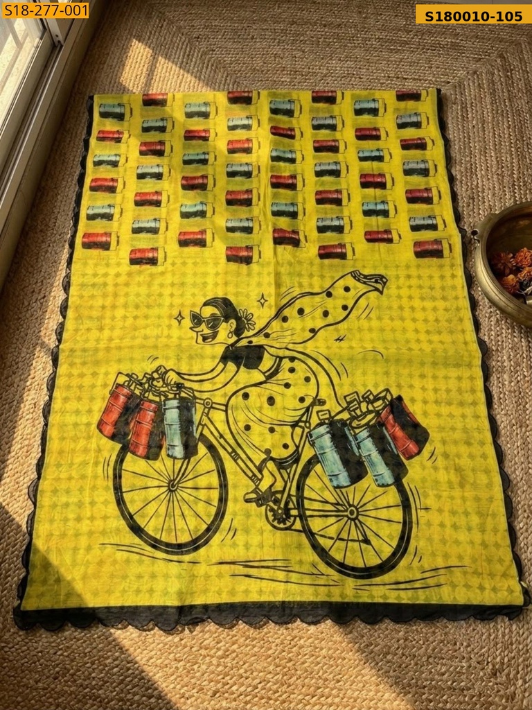 Fancy Soft Chanderi Cotton Sarees