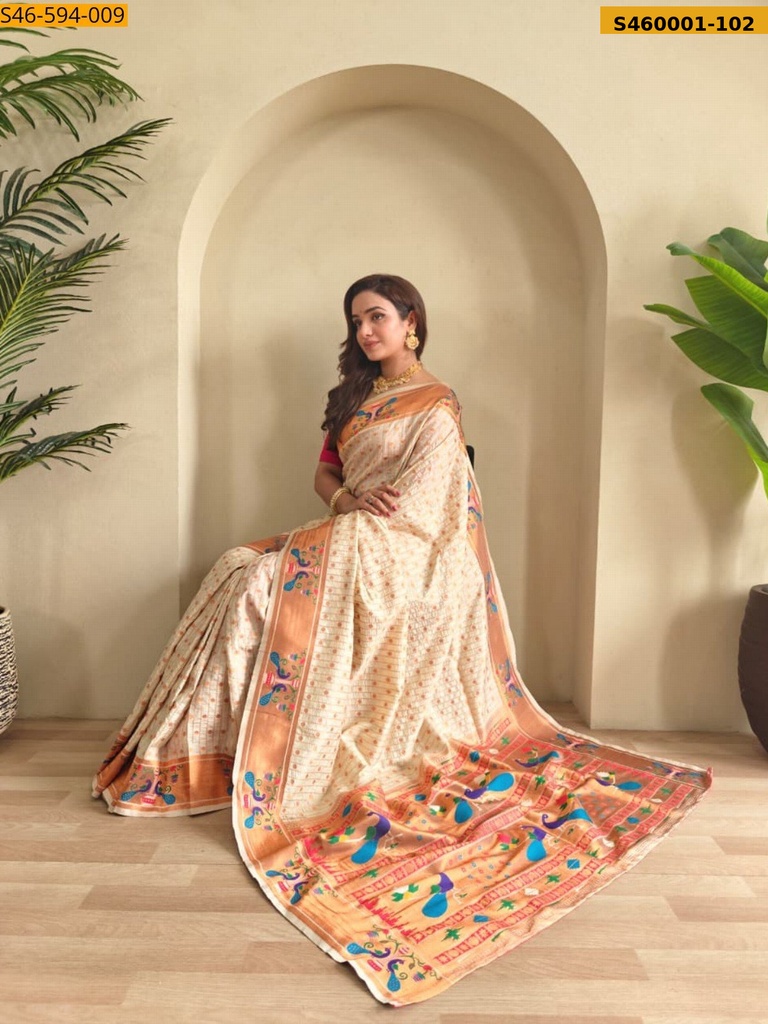 Fancy Soft Silk Paithani Sarees