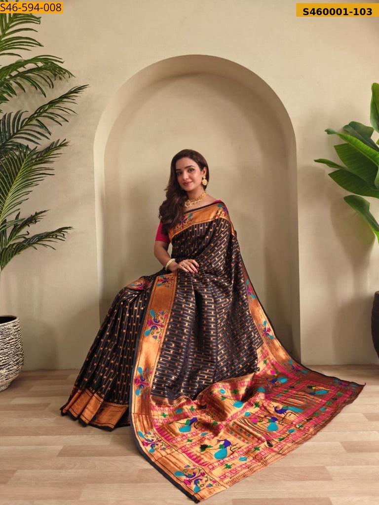 Fancy Soft Silk Paithani Sarees