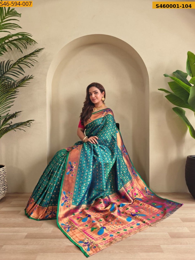 Fancy Soft Silk Paithani Sarees