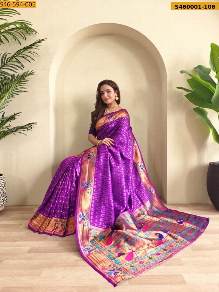 Fancy Soft Silk Paithani Sarees
