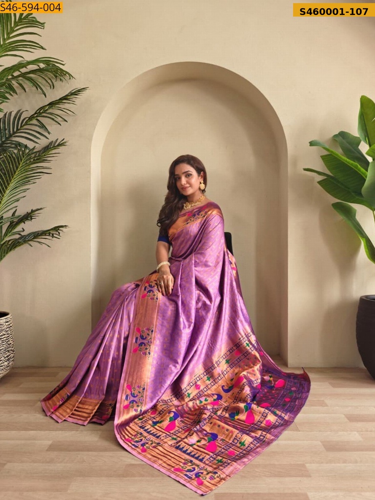 Fancy Soft Silk Paithani Sarees