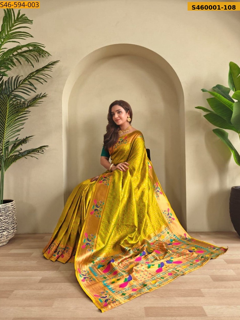 Fancy Soft Silk Paithani Sarees