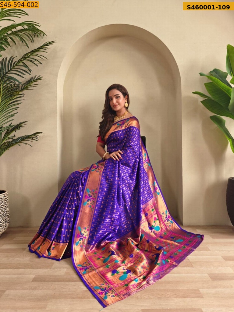 Fancy Soft Silk Paithani Sarees
