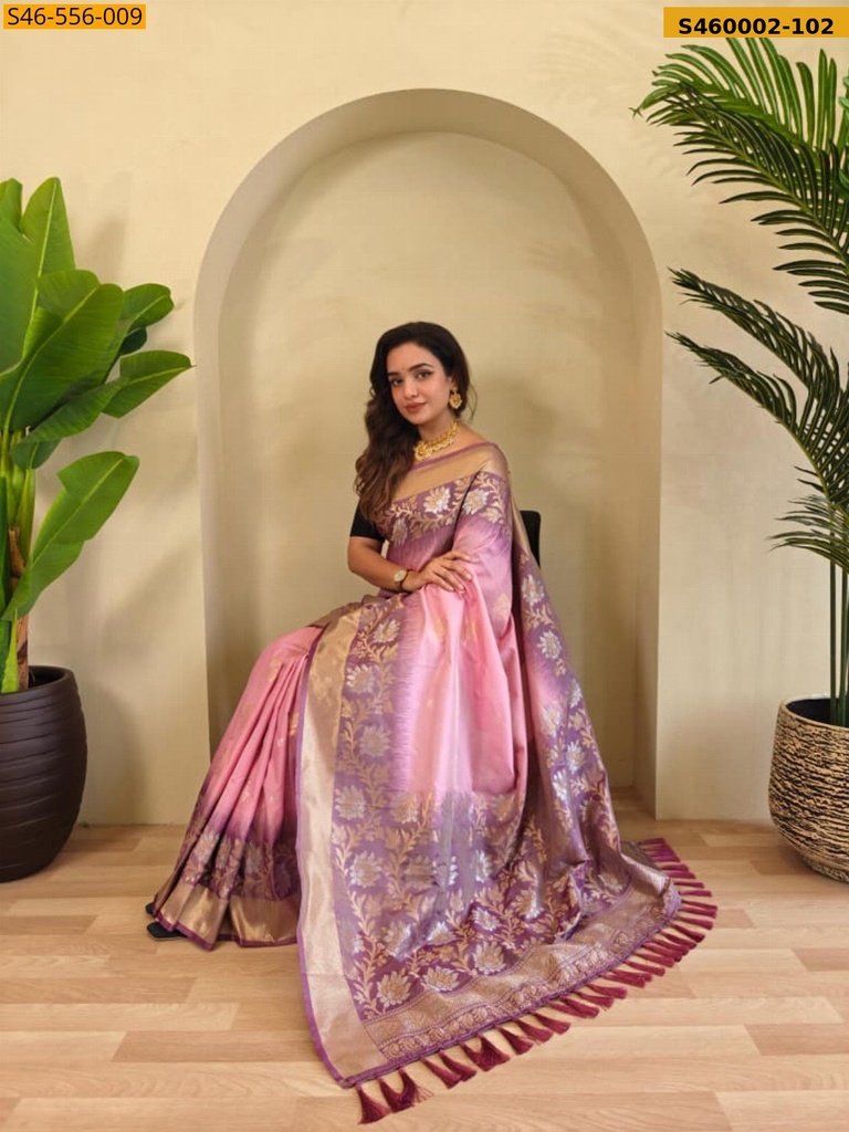 Premium Dual tone silk sarees