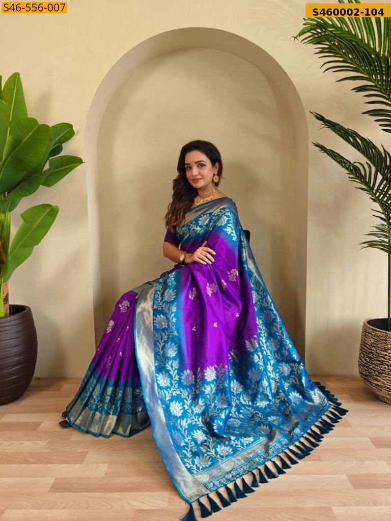Premium Dual tone silk sarees