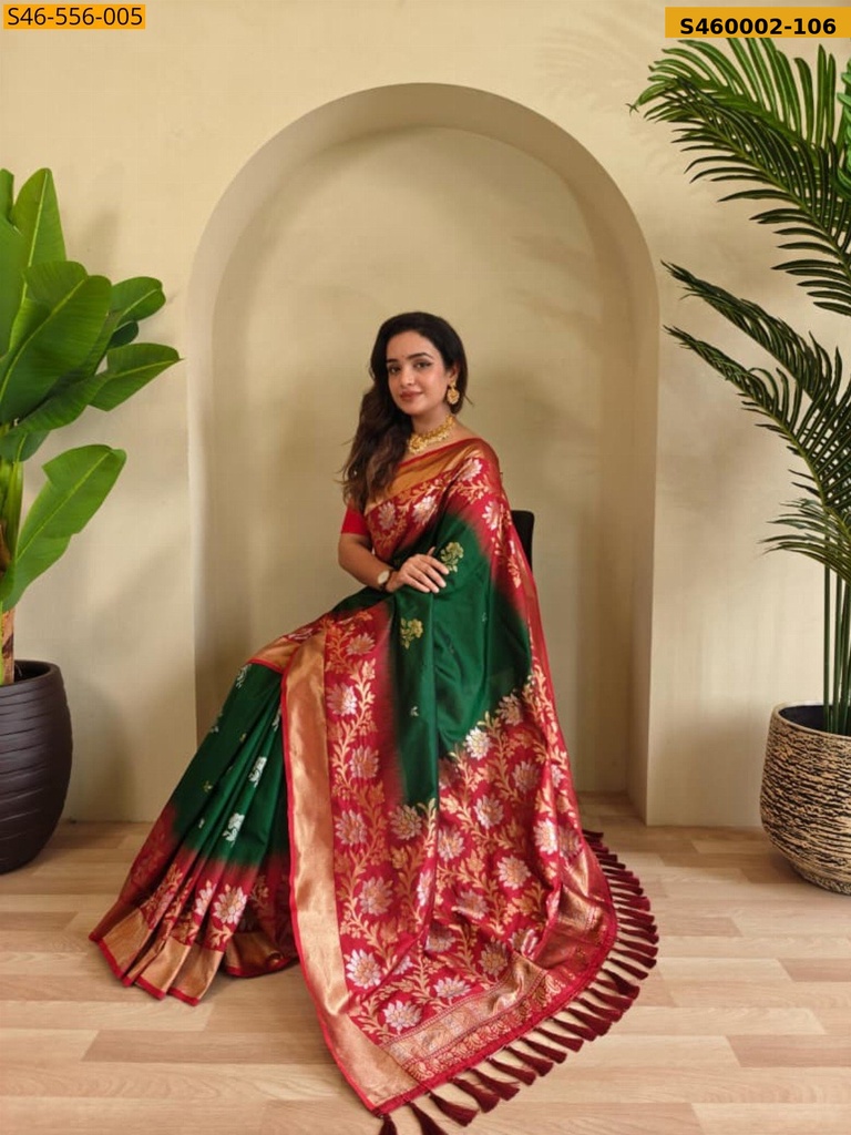 Premium Dual tone silk sarees
