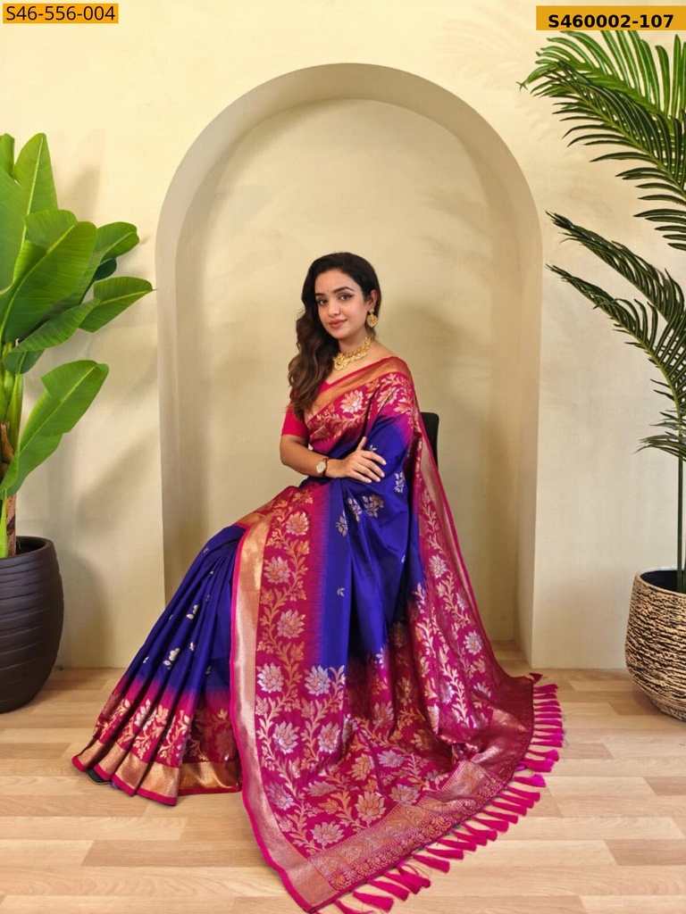 Premium Dual tone silk sarees