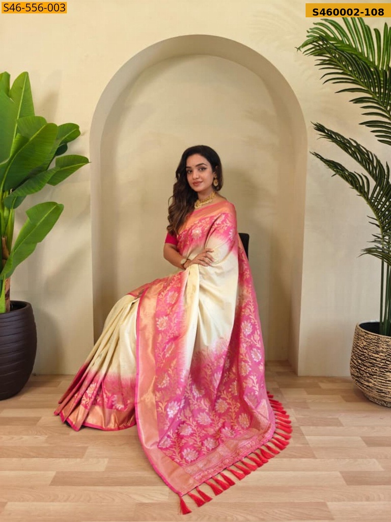 Premium Dual tone silk sarees