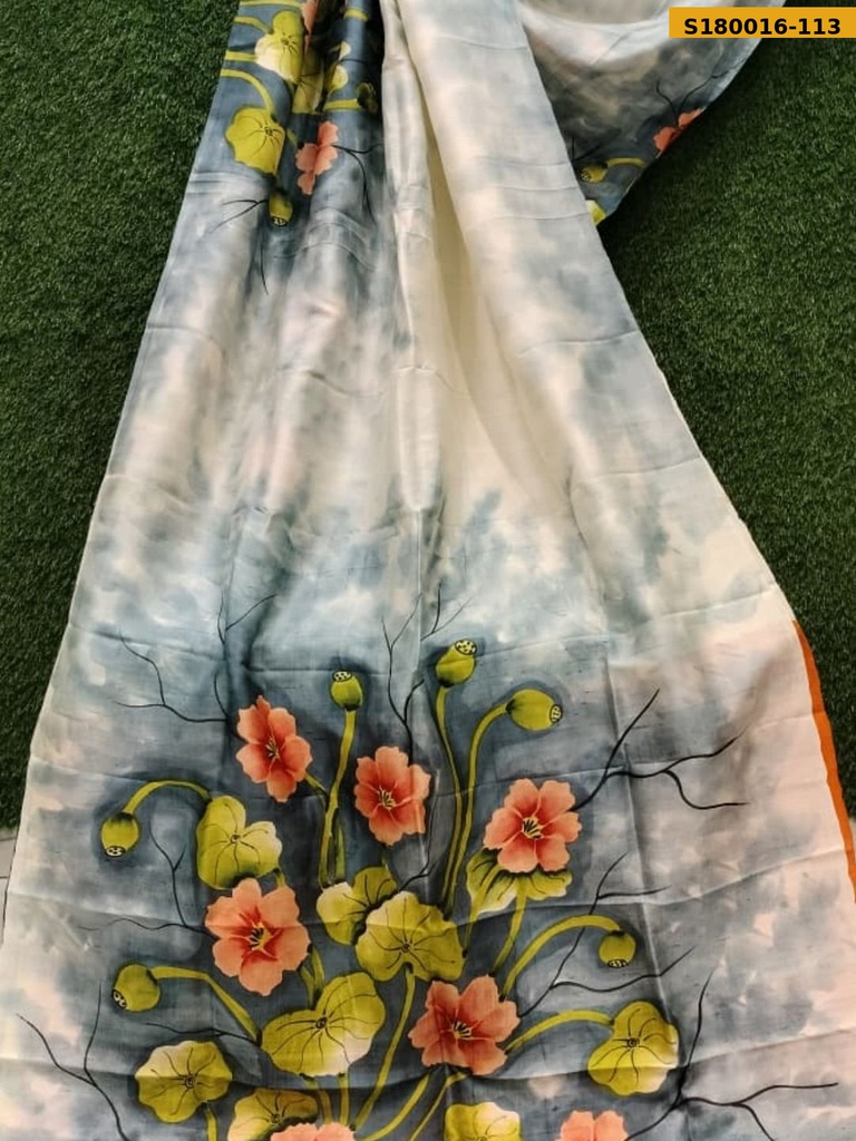 Fancy Khadi Silk Saree