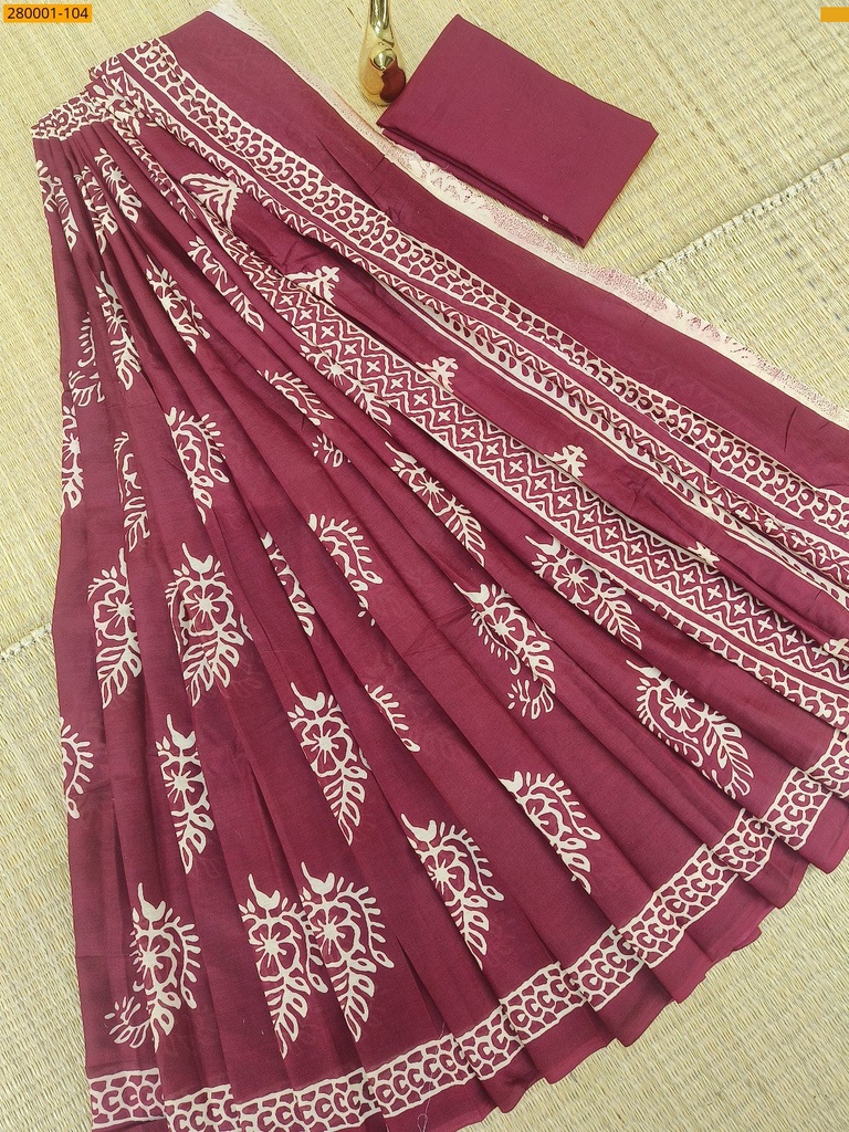 Mulmul cotton sarees
