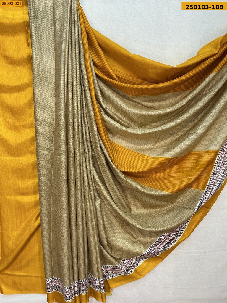 Malbari Crepe Silk Printed Sarees