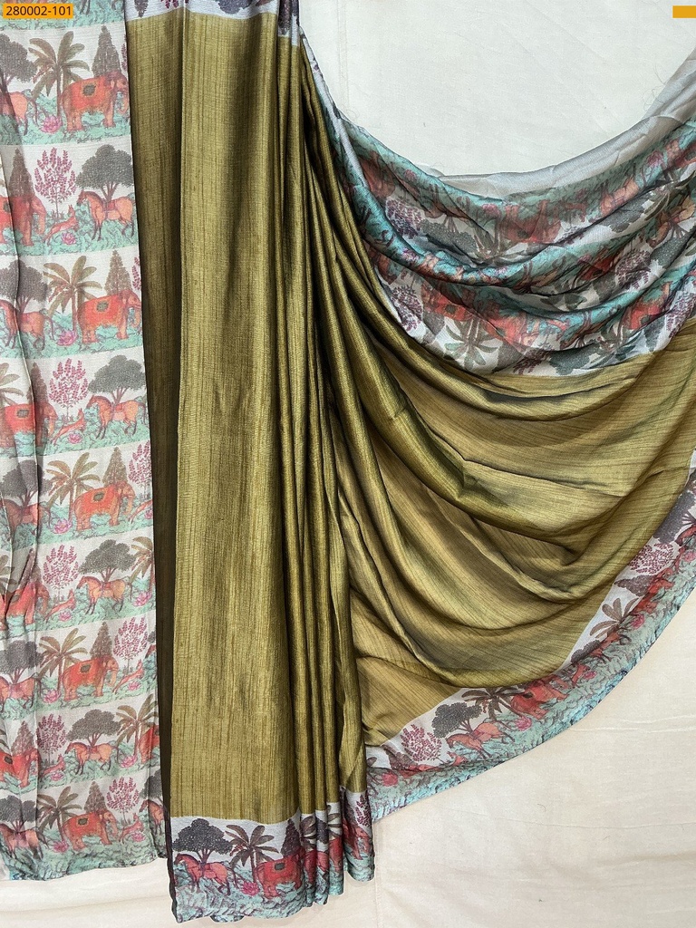 [280004-101] Zara Crepe Silk Saree (280004-101)
