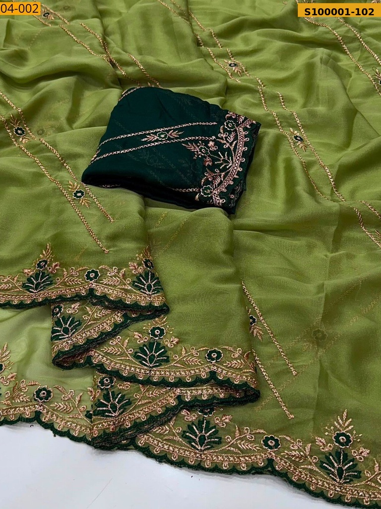 Fancy Star Georgette Saree