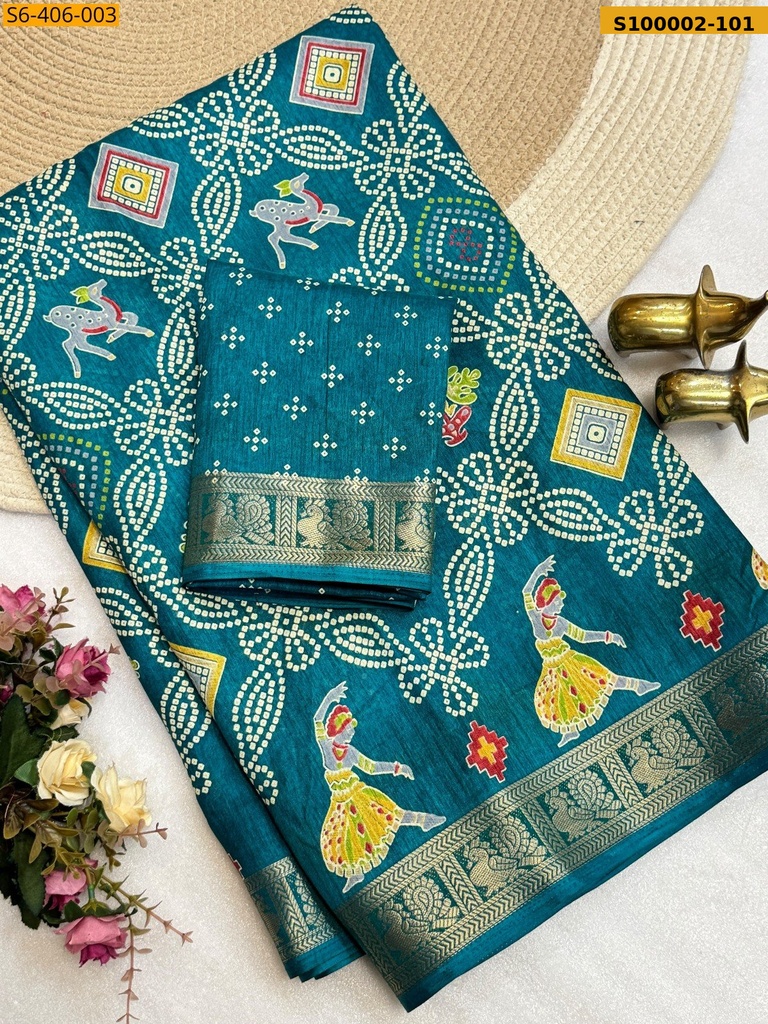 [S100002-101] Fancy Tussar Silk Saree (S100002-101)