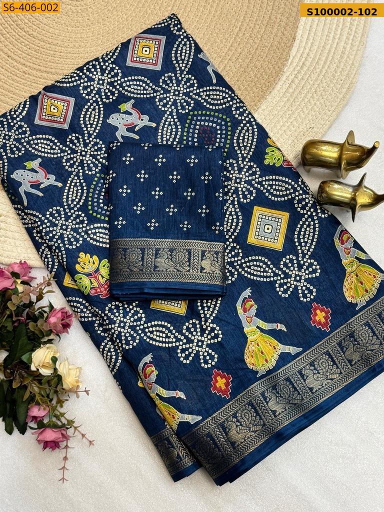 Fancy Tussar Silk Saree