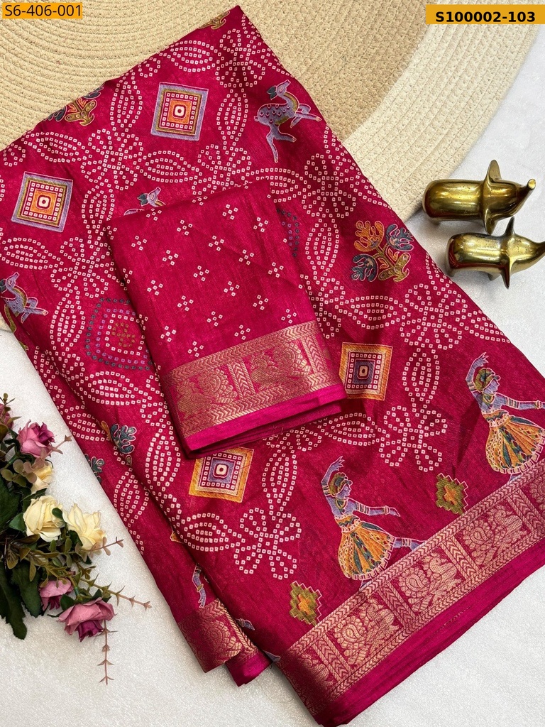 Fancy Tussar Silk Saree