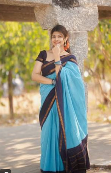 [280008-001] Cotton Saree (280008-001)